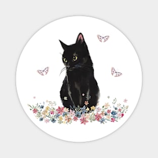 Meadow Kitty Magnet